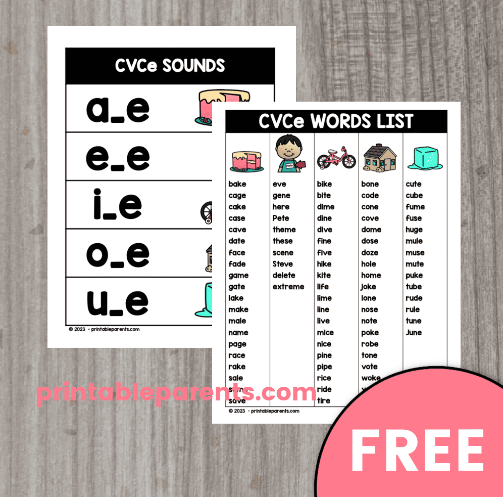 CVCe Words Beginner s Guide To Magic E Printable Parents