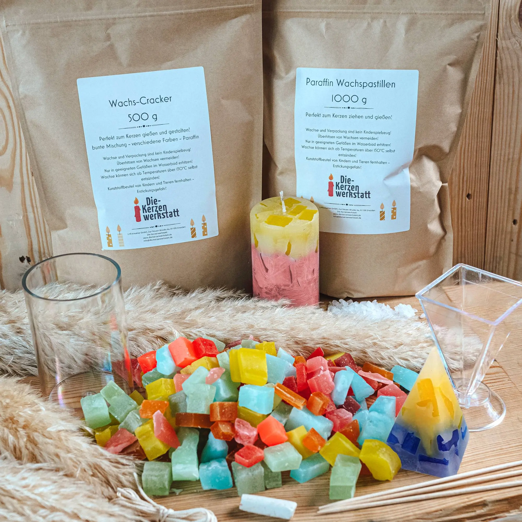 DIY Set Kerzen Gie en Kreatives Bastelset F r Bis Zu 14 Kerzen