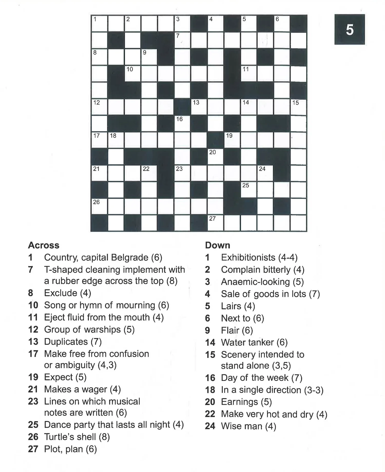 Elegant Large Print Crossword 2 BookXcess