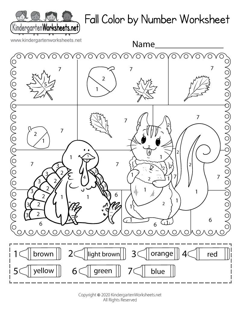 Free Printable Fall Activity Worksheets