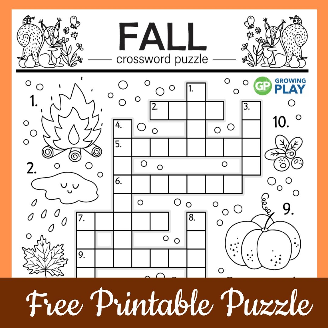 Fall Printable Puzzles