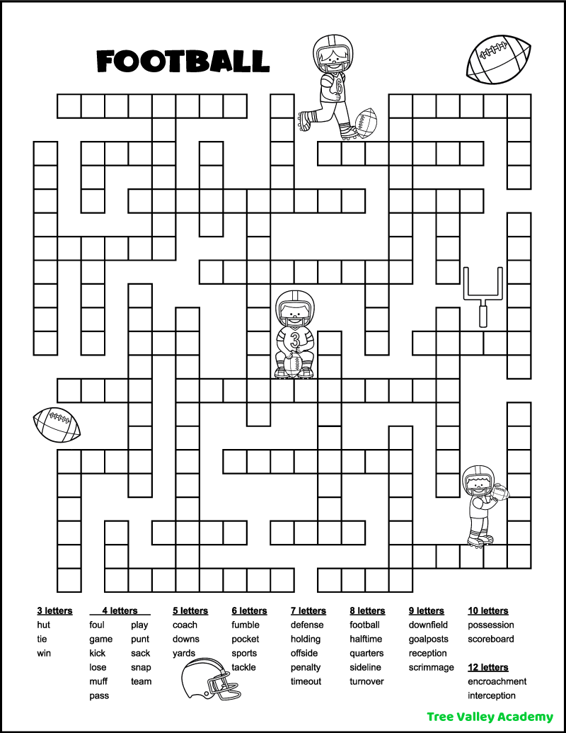 Word Fill In Puzzles Printable Free