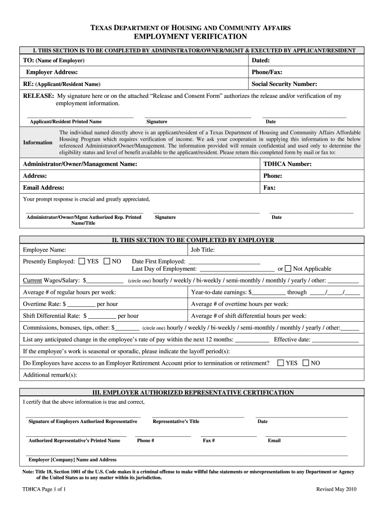 Form 1028 Employment Verification Fill Out amp Sign Online DocHub