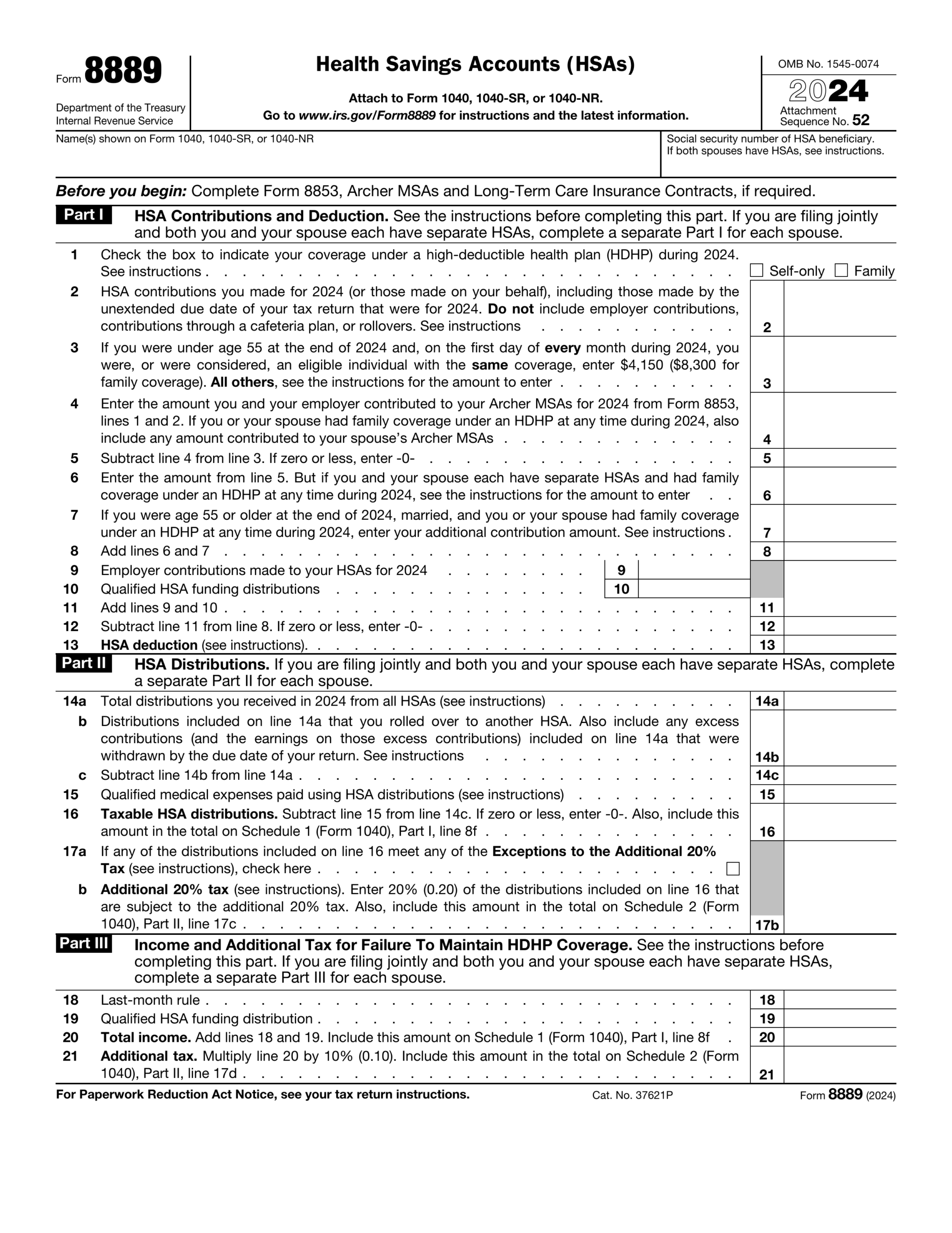 Form 1040 V 2024 Printable