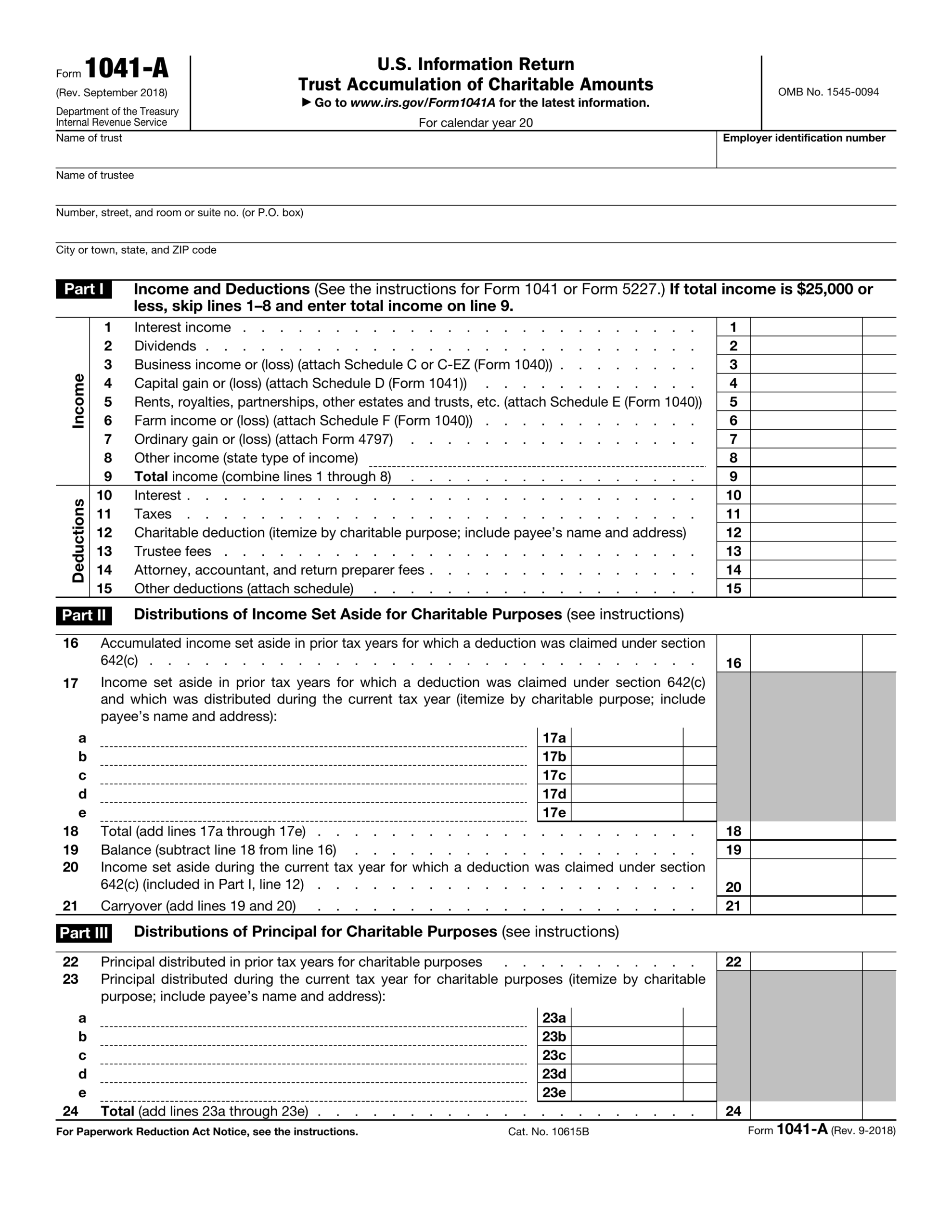 Irs Form 1041 2024