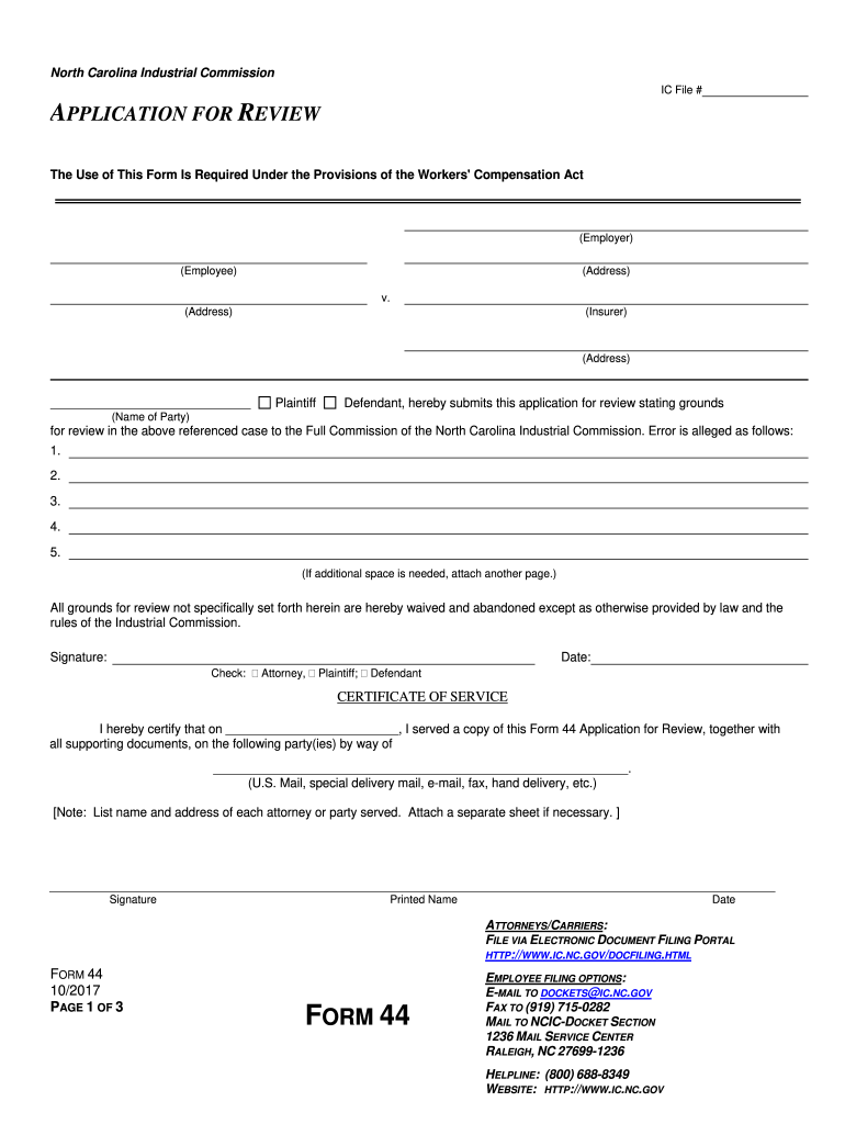 Printable Form Ssa-44