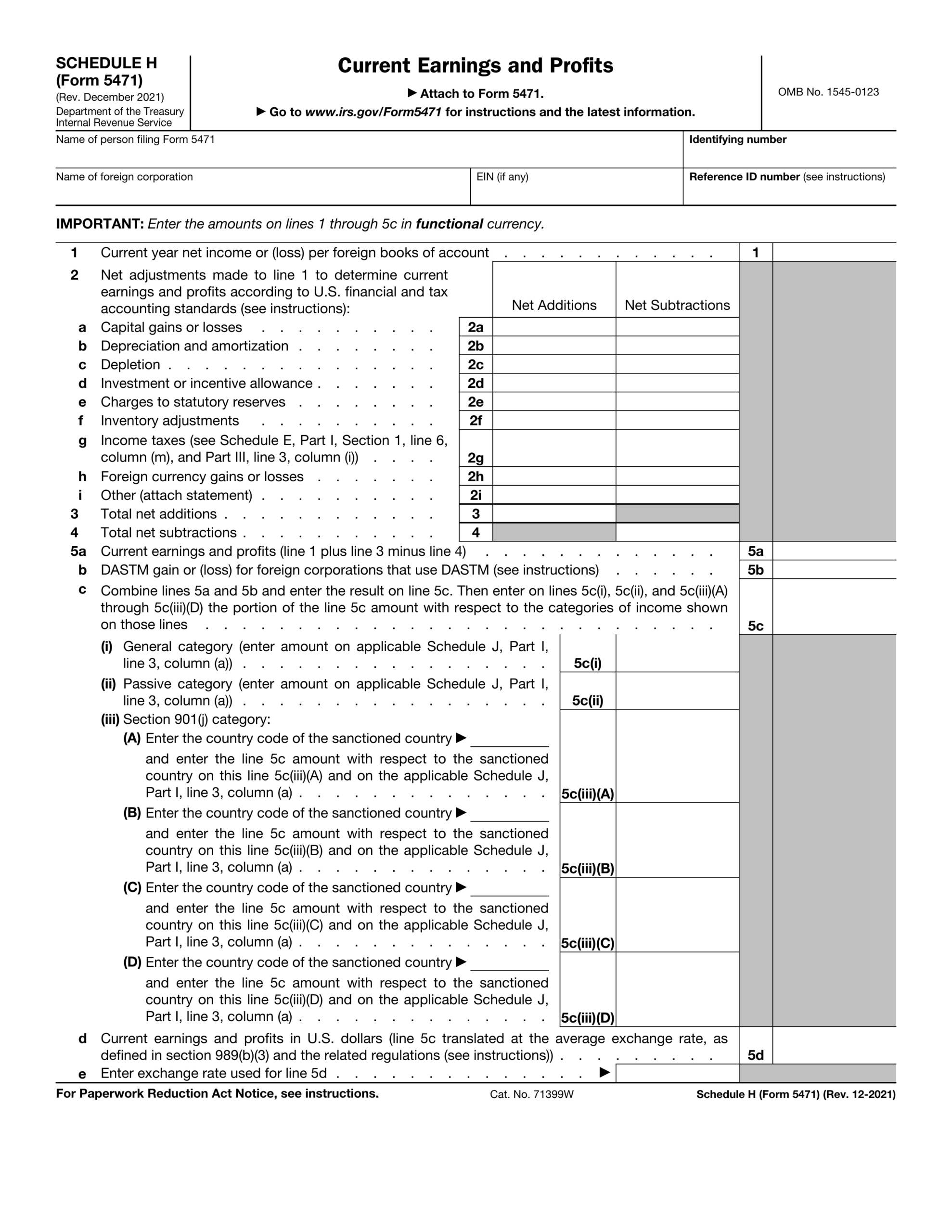2024 Form 5471 Sch M