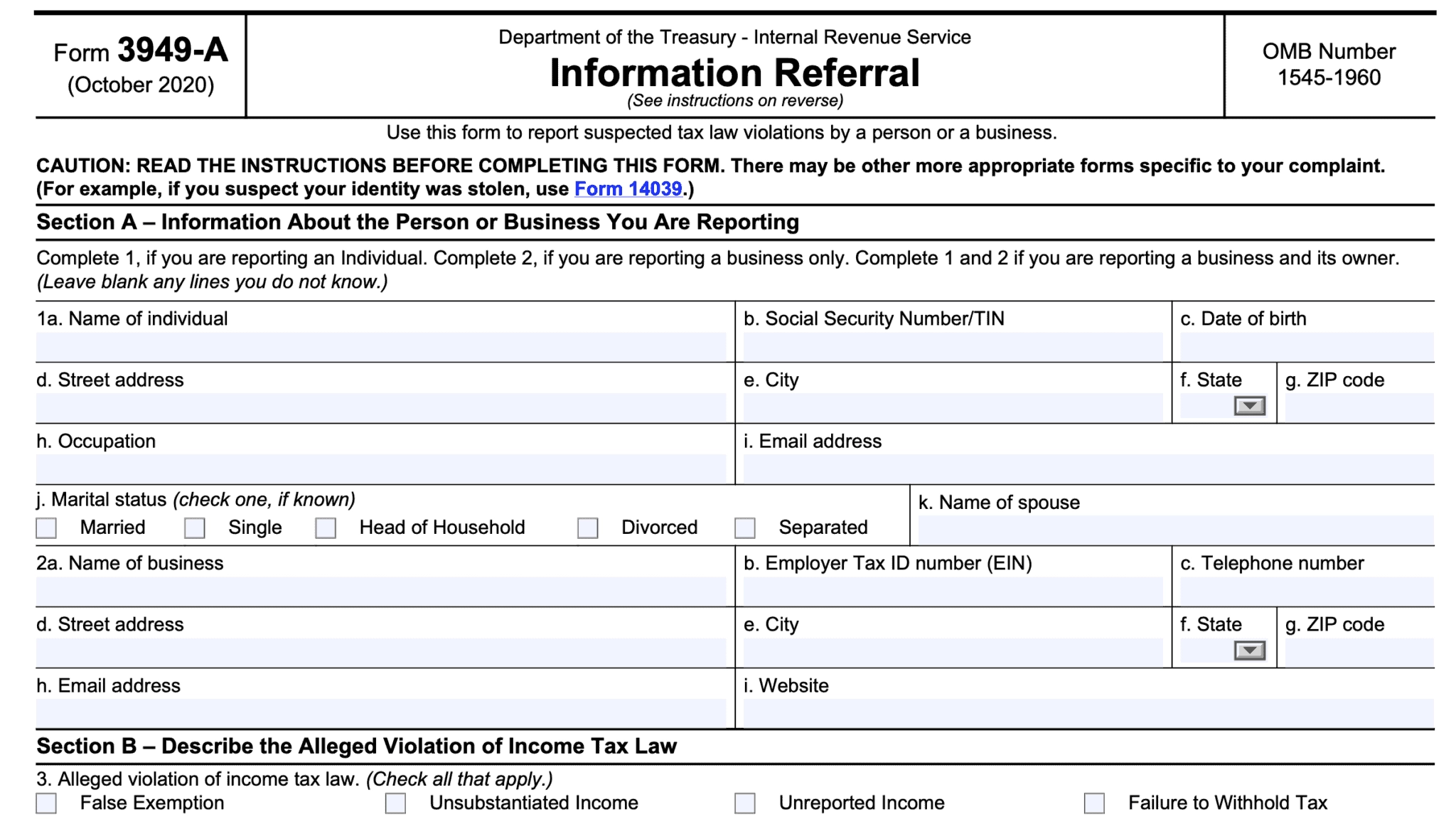 Irs Form 6198 Instructions