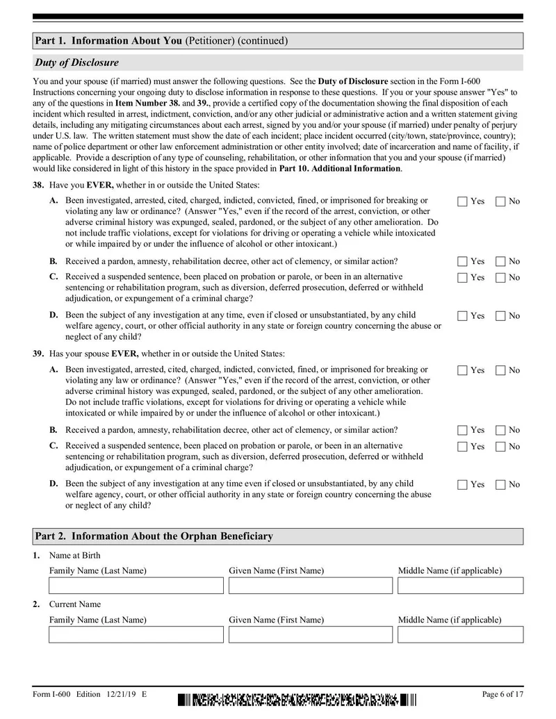 Form I 600 Fill And Sign Online With Lumin