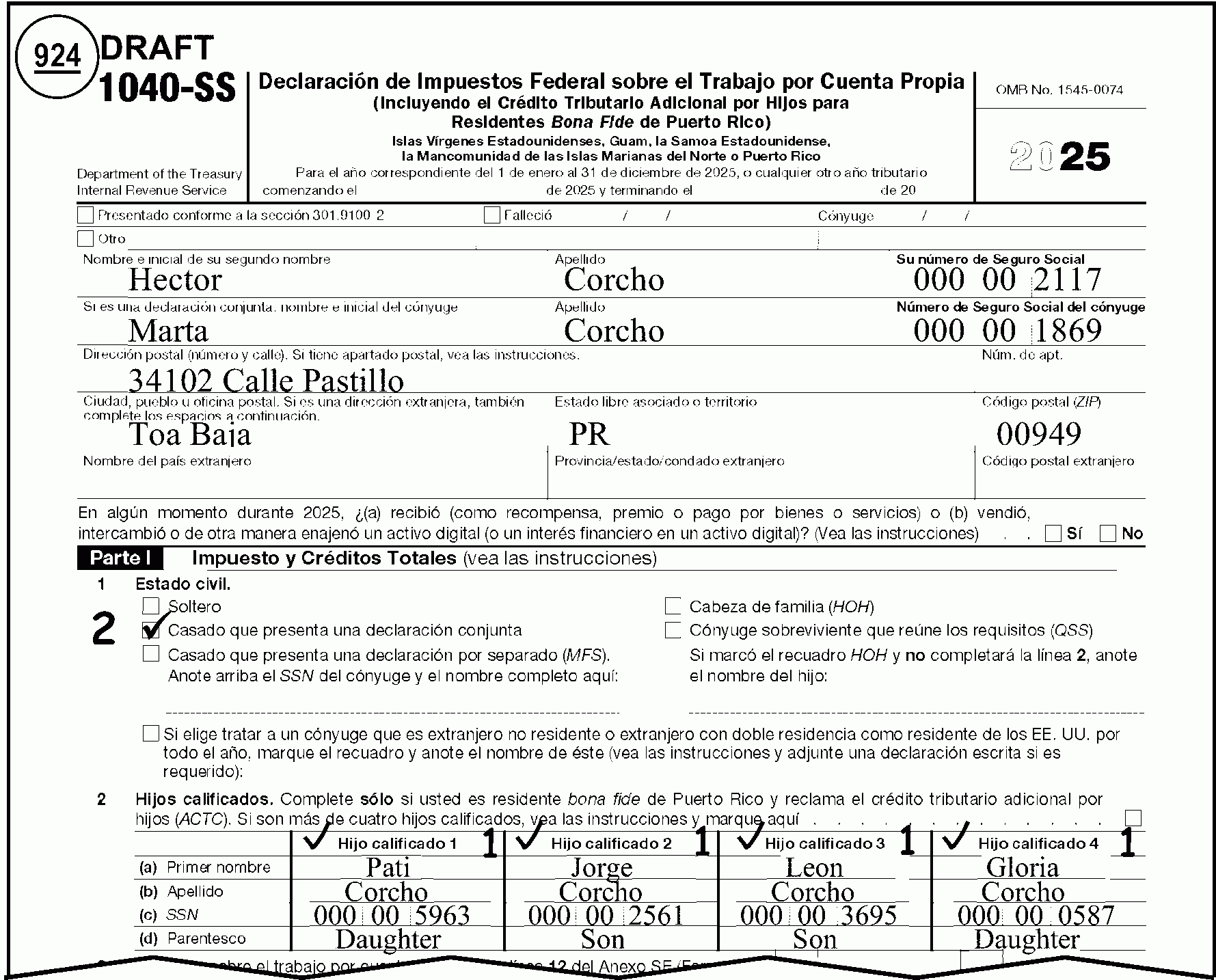 W2 Form 2025 Spanish