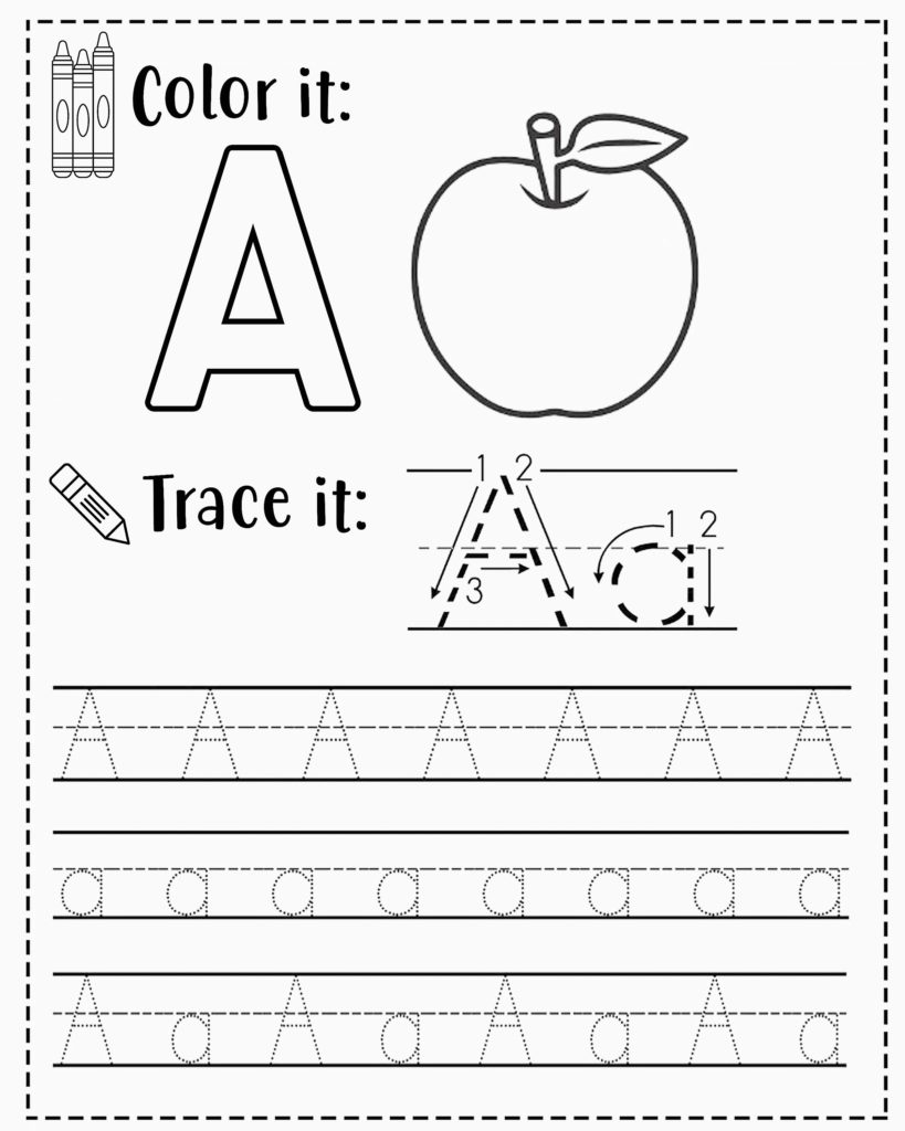 Tracing Alphabet Worksheets Free Printable