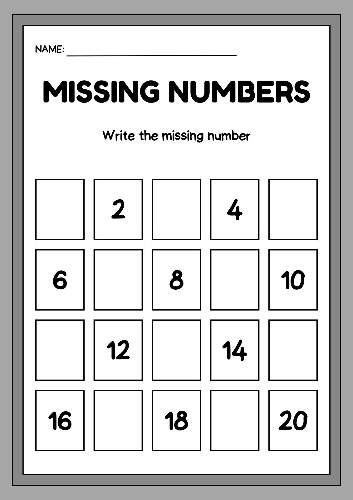 Kg Worksheets Printable Free