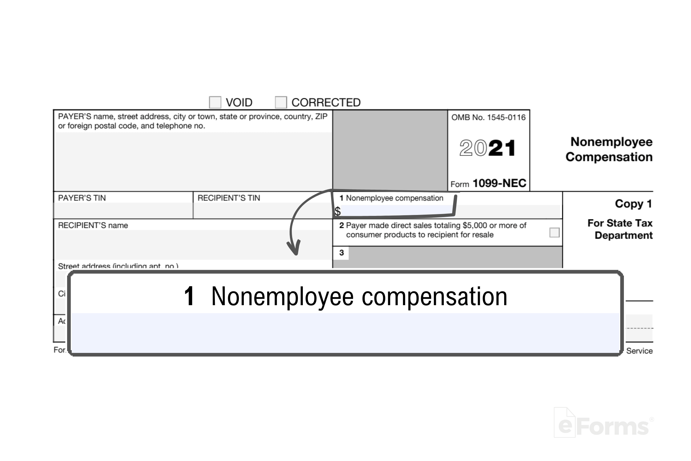 Irs 1099 Nec Form 2024 Pdf