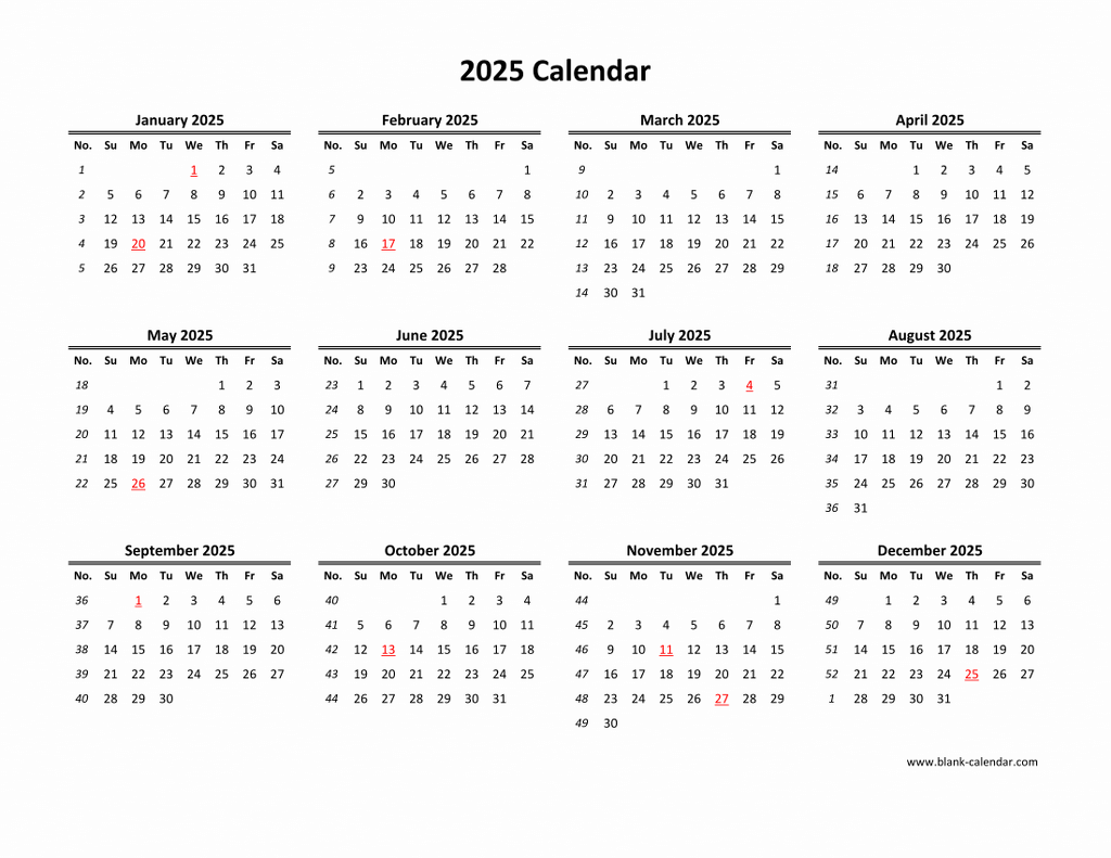 Free Printable 2025 And 2026 Calendar Blank Calendar Monthly 