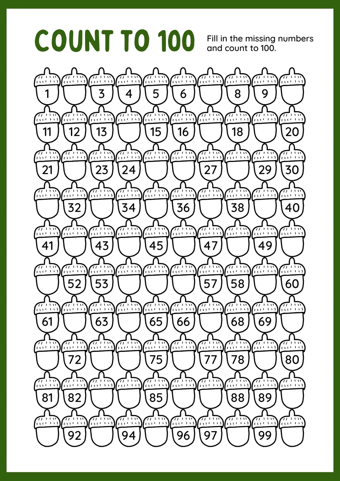 Math Printable Worksheets Grade 2