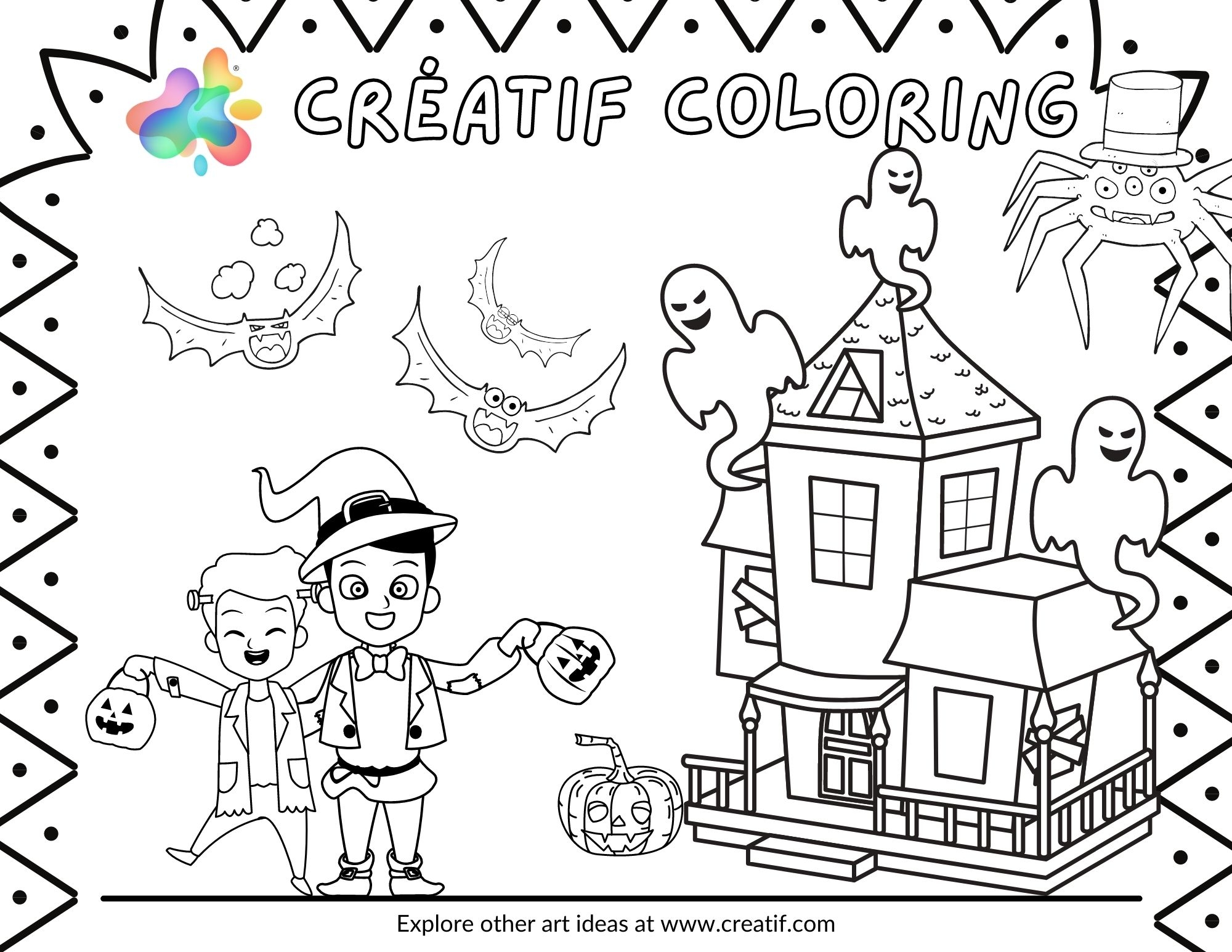 FREE Printable Art Activities Creatif