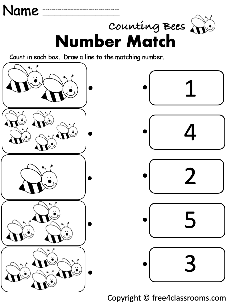 Printable Number Worksheet