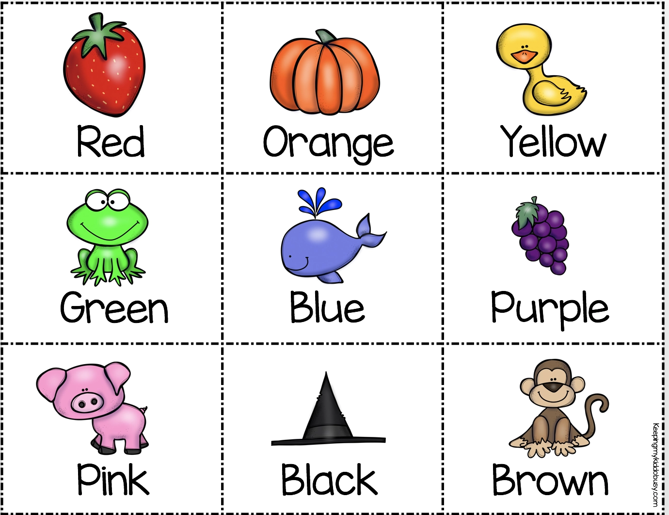 Printable Learning Worksheets For Toddlers