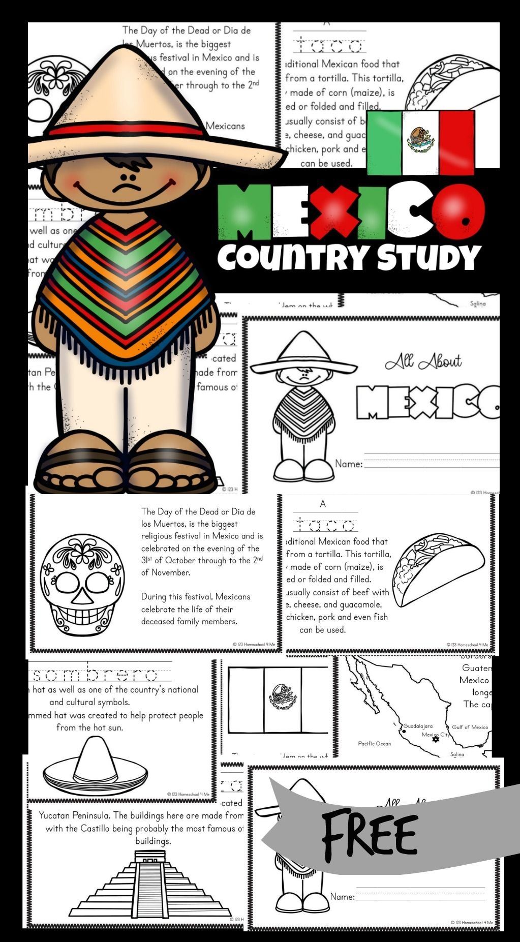 Mexico Printables For Kids