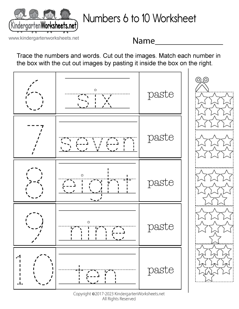 Number Printable Worksheets