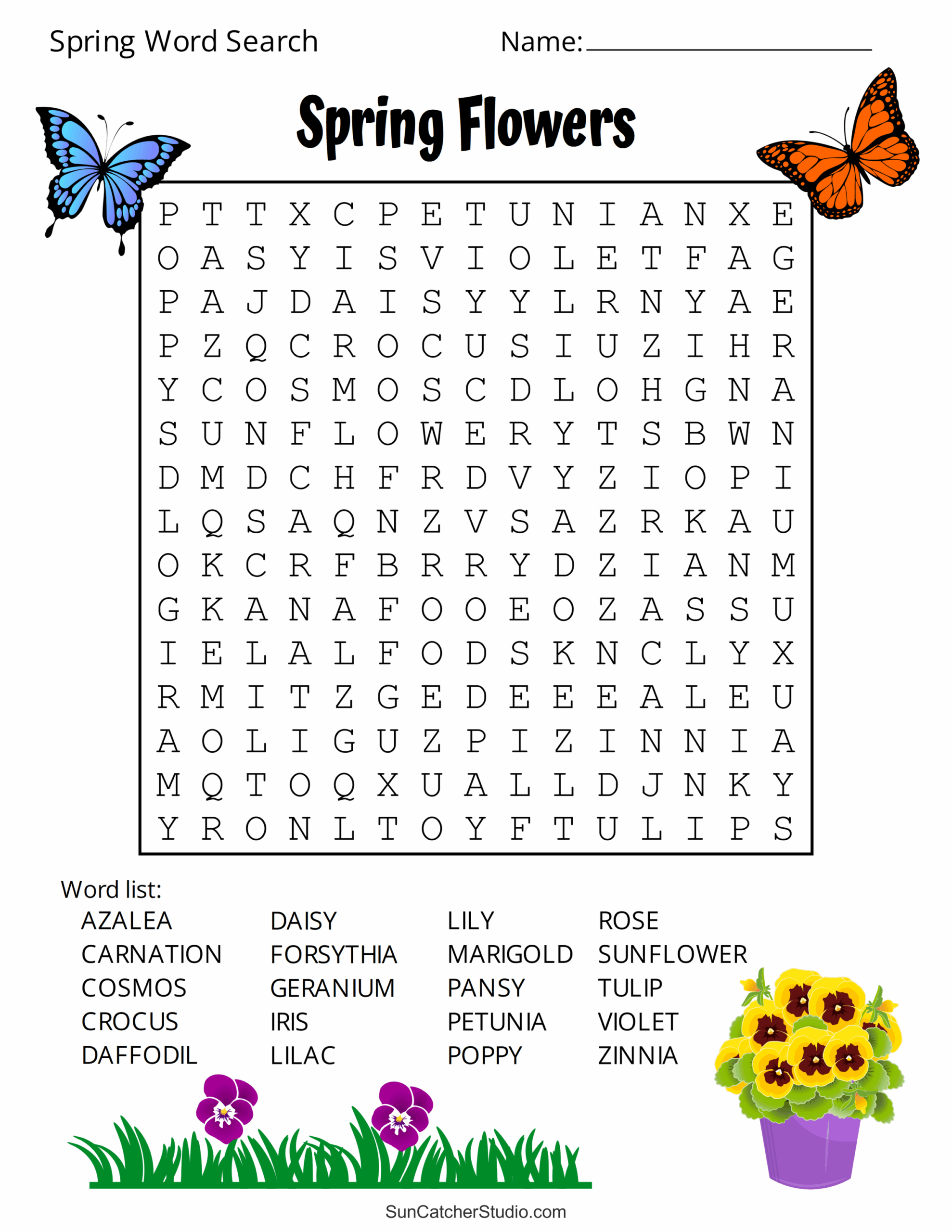Seniors Free Printable Find The Word Puzzles