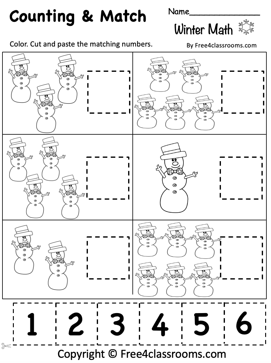 Free Printable Worksheets For Preschoolers