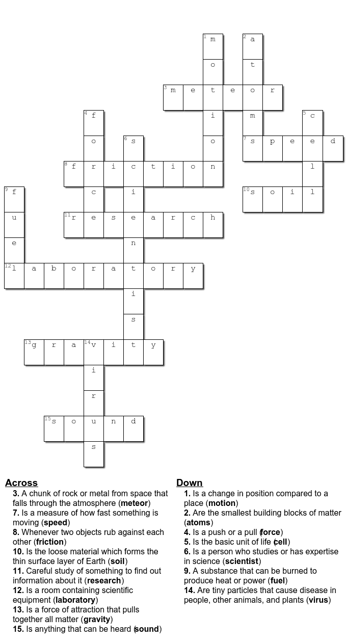 Printable Medium Crossword Puzzles Free