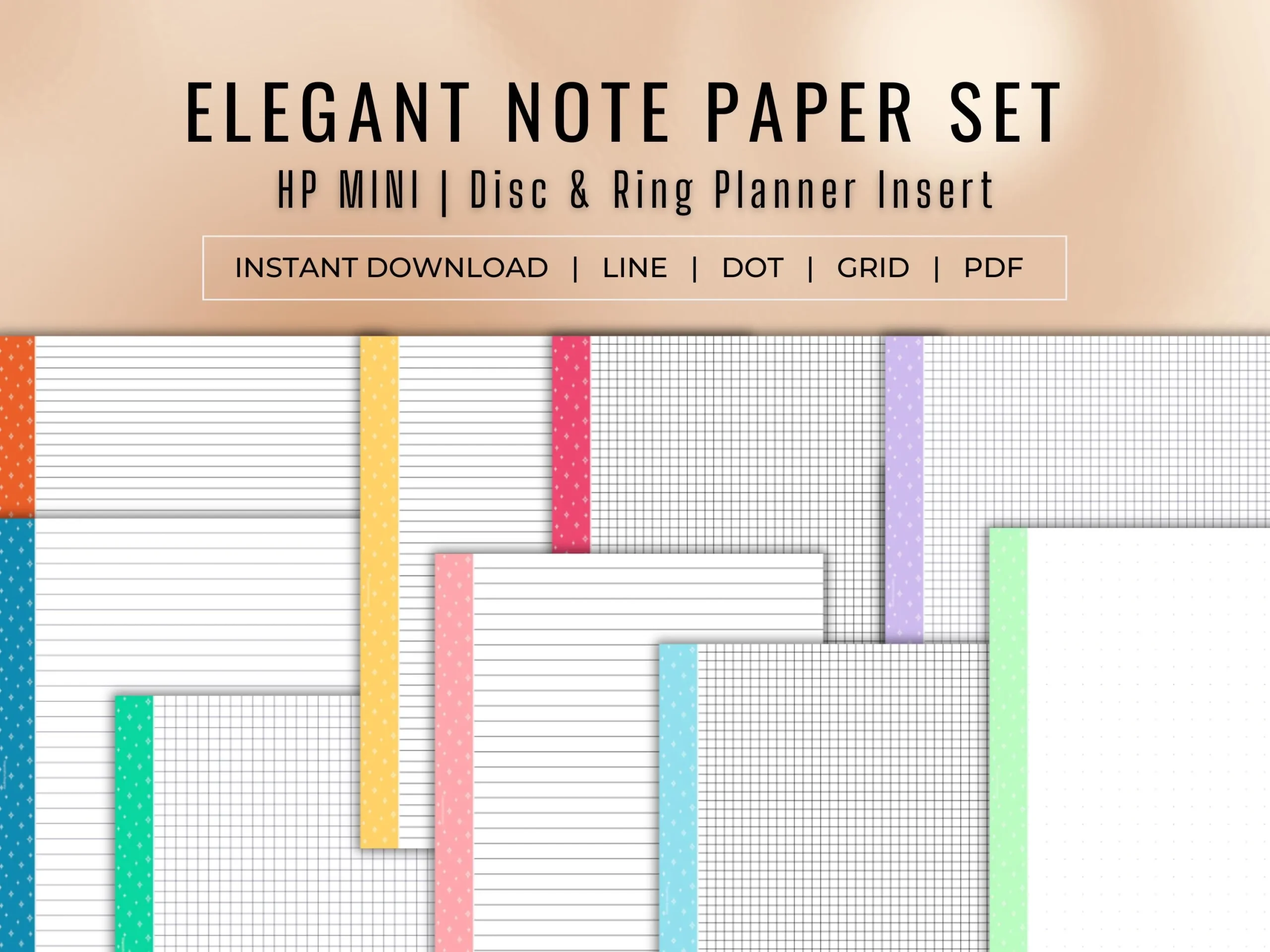 Graph Paper For Mini Hp Etsy