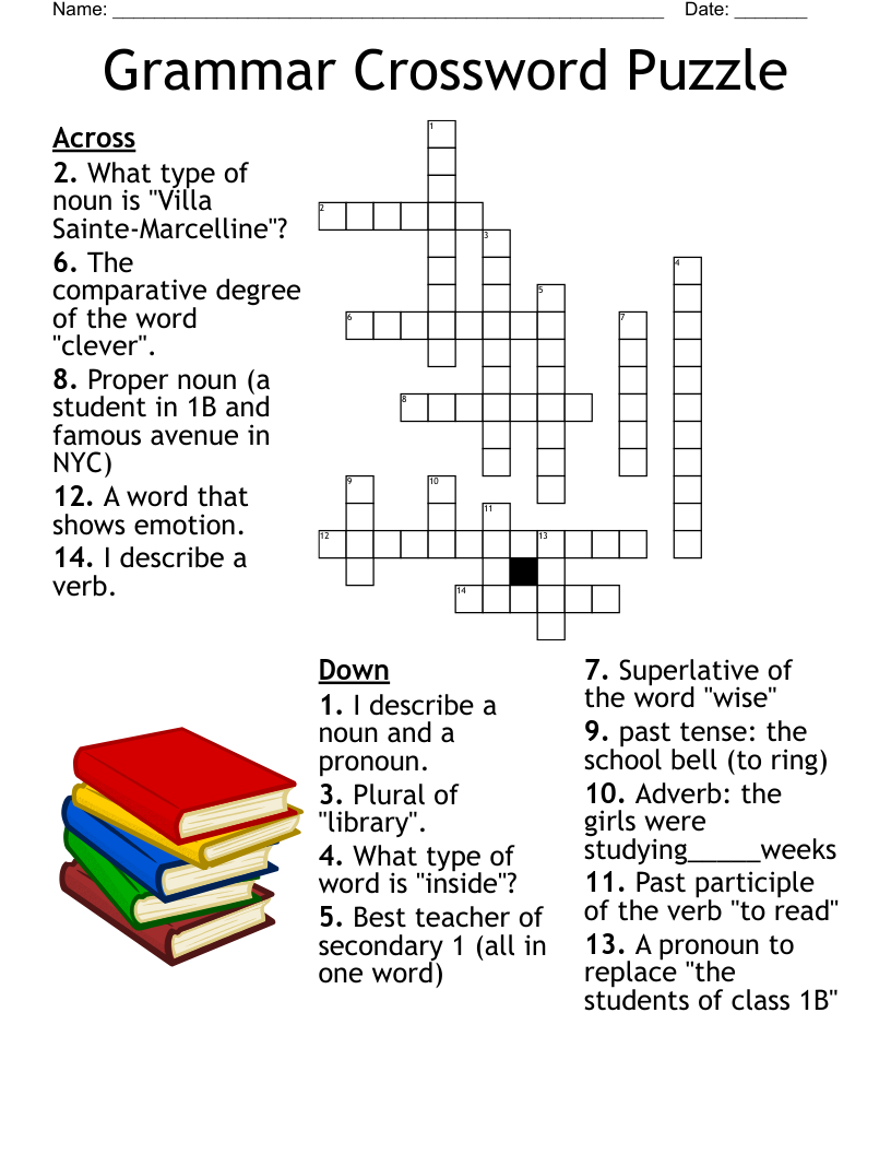 Gre Vocabulary Crossword Puzzles Printable