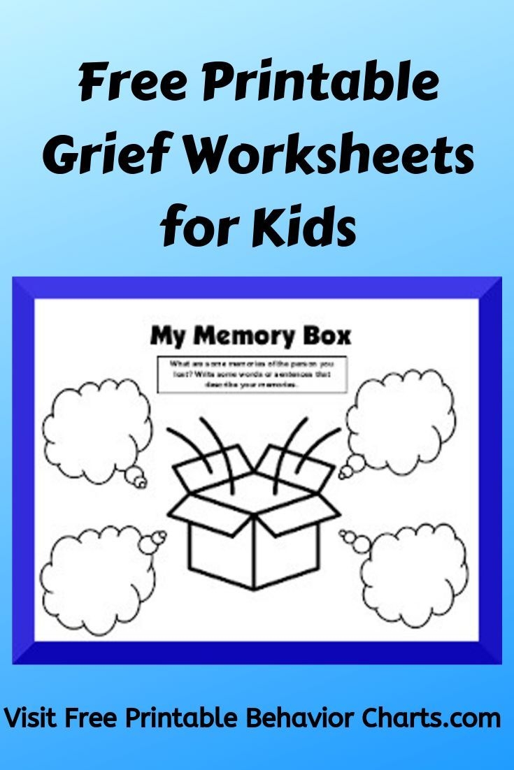 Printable Grief Worksheets For Kids