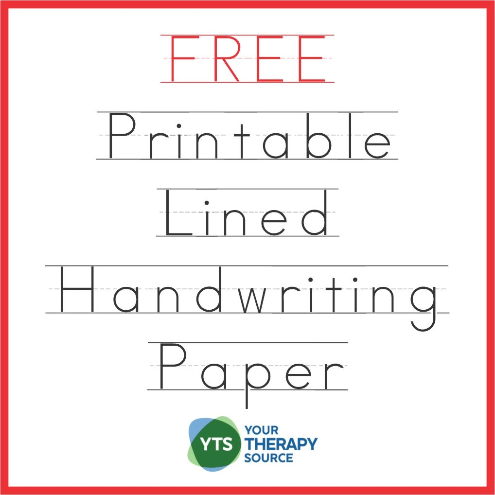 Writing Paper For 1st Grade Printable Free
