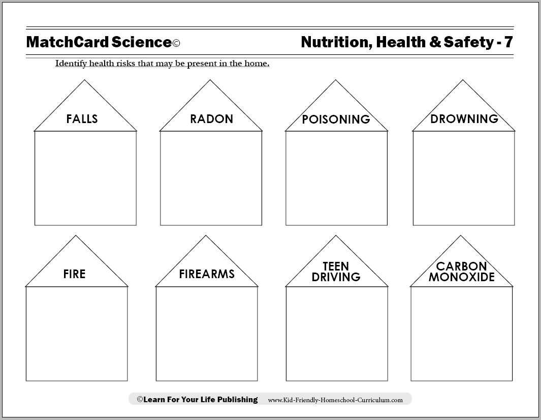 Free Printable Safety Worksheets