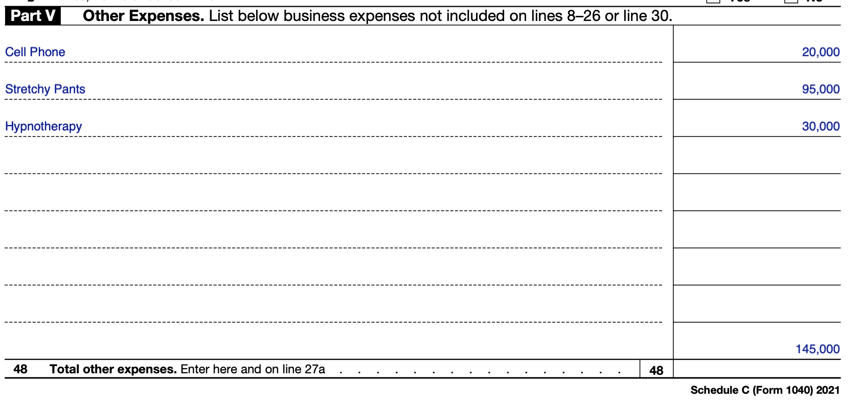 Schedule C Tax Form 2021 Pdf