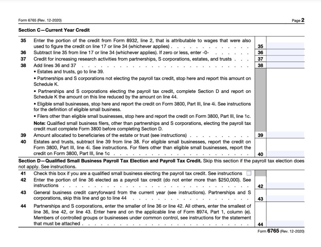 How To Use Form 6765 Crowne Tax amp Accounting