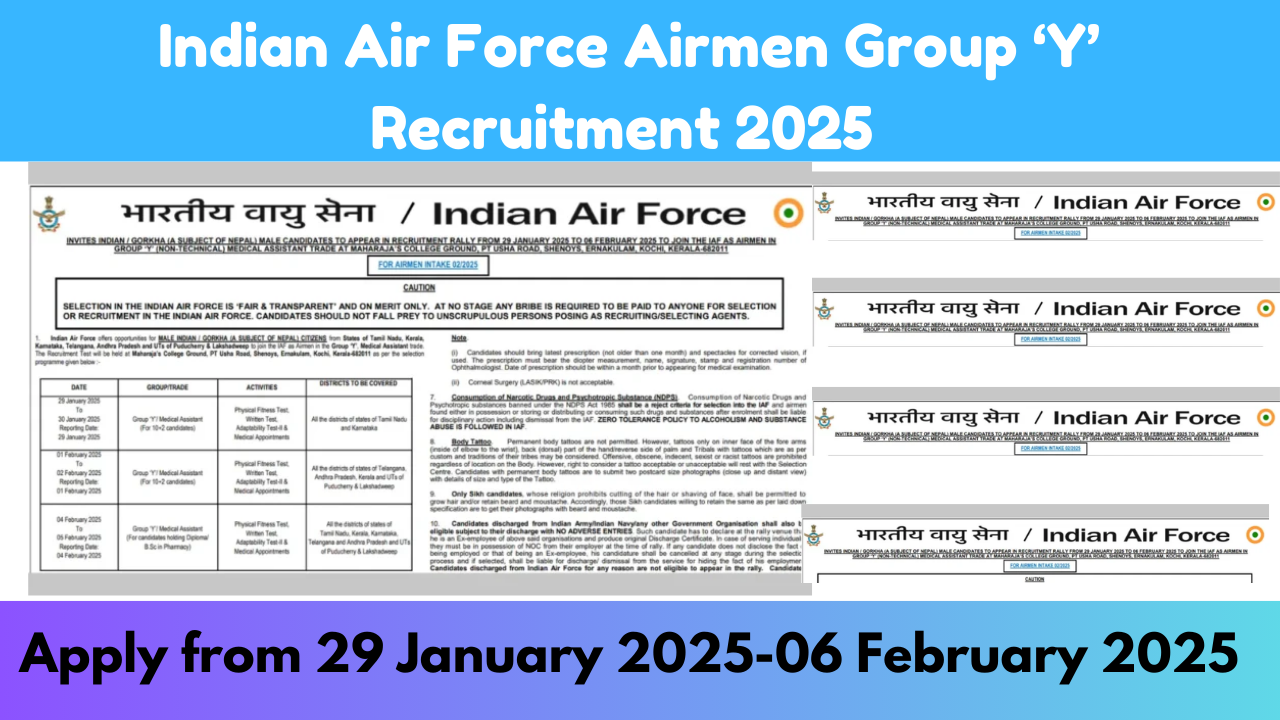Air Force Y Group Form Date 2025