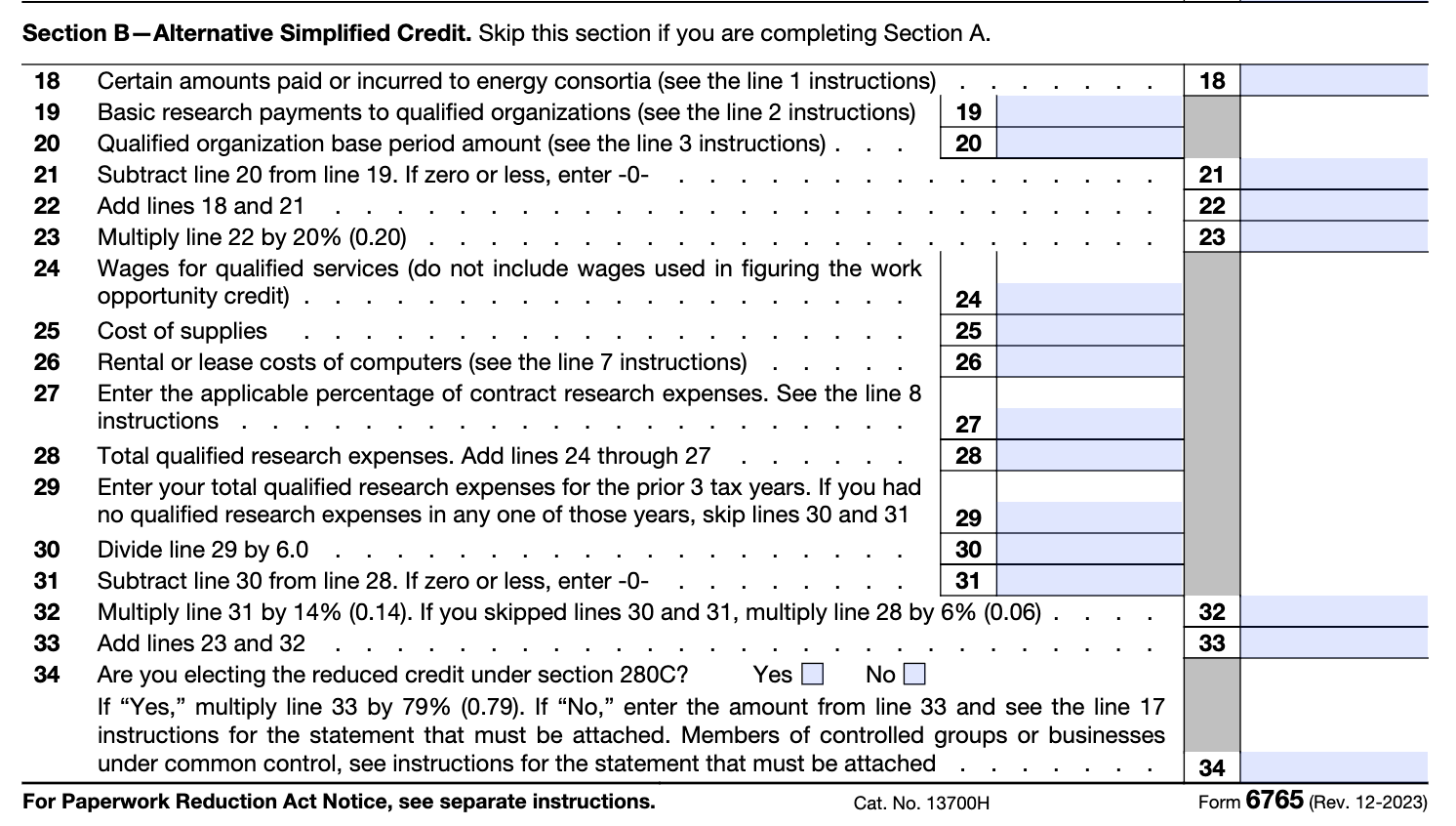 Irs Form 6765