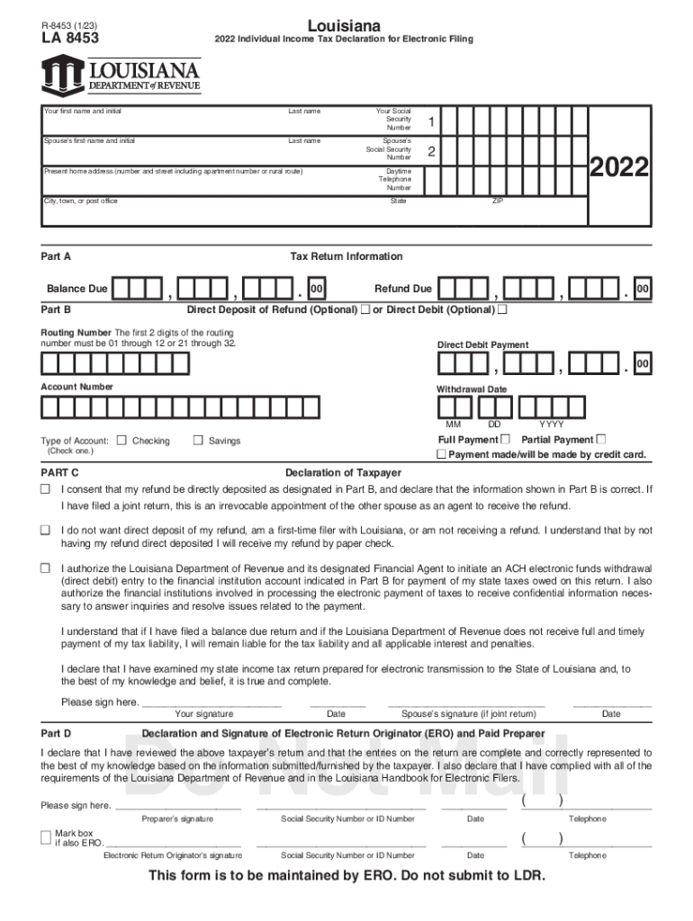 Printable L 4 Form For Louisiana