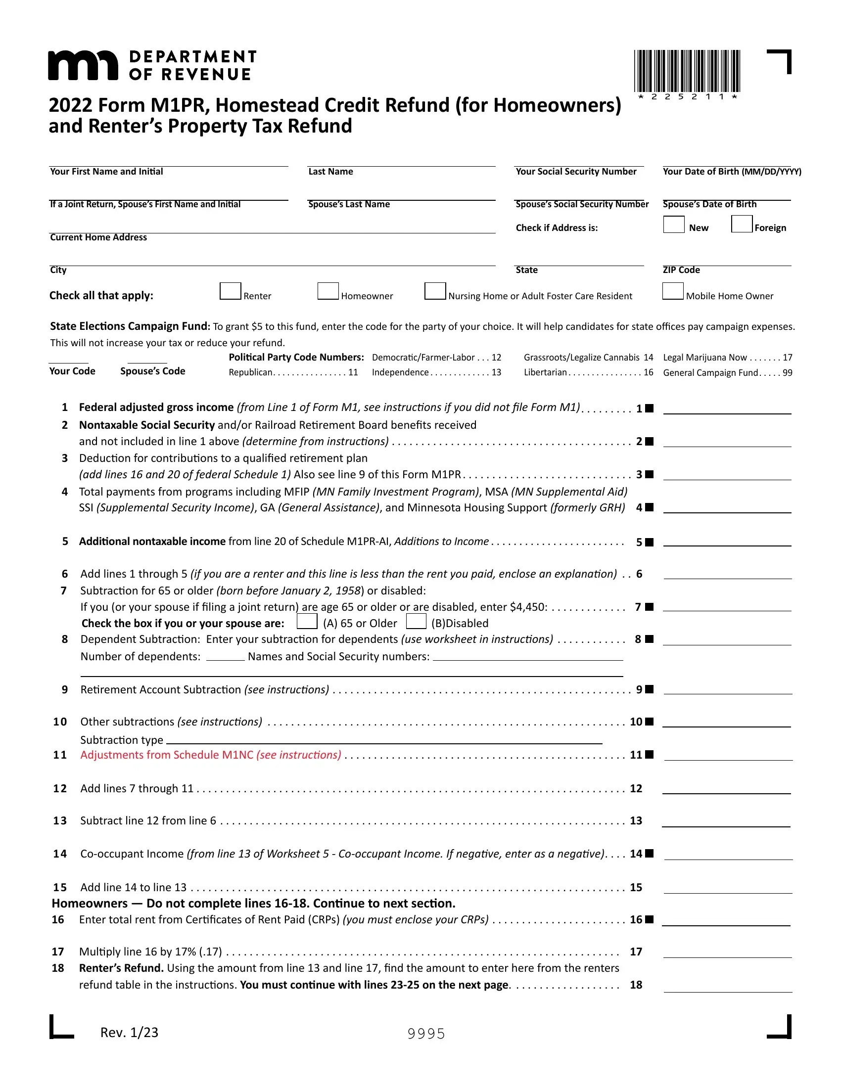 M1Pr Form Fill Out Printable PDF Forms Online