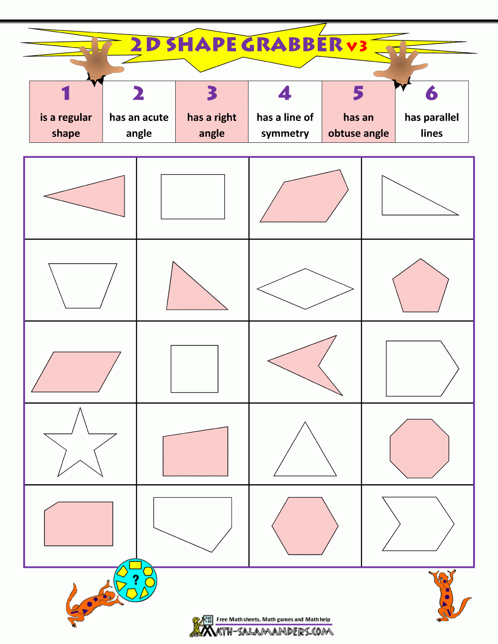 Math Games 4th Grade Worksheets Library