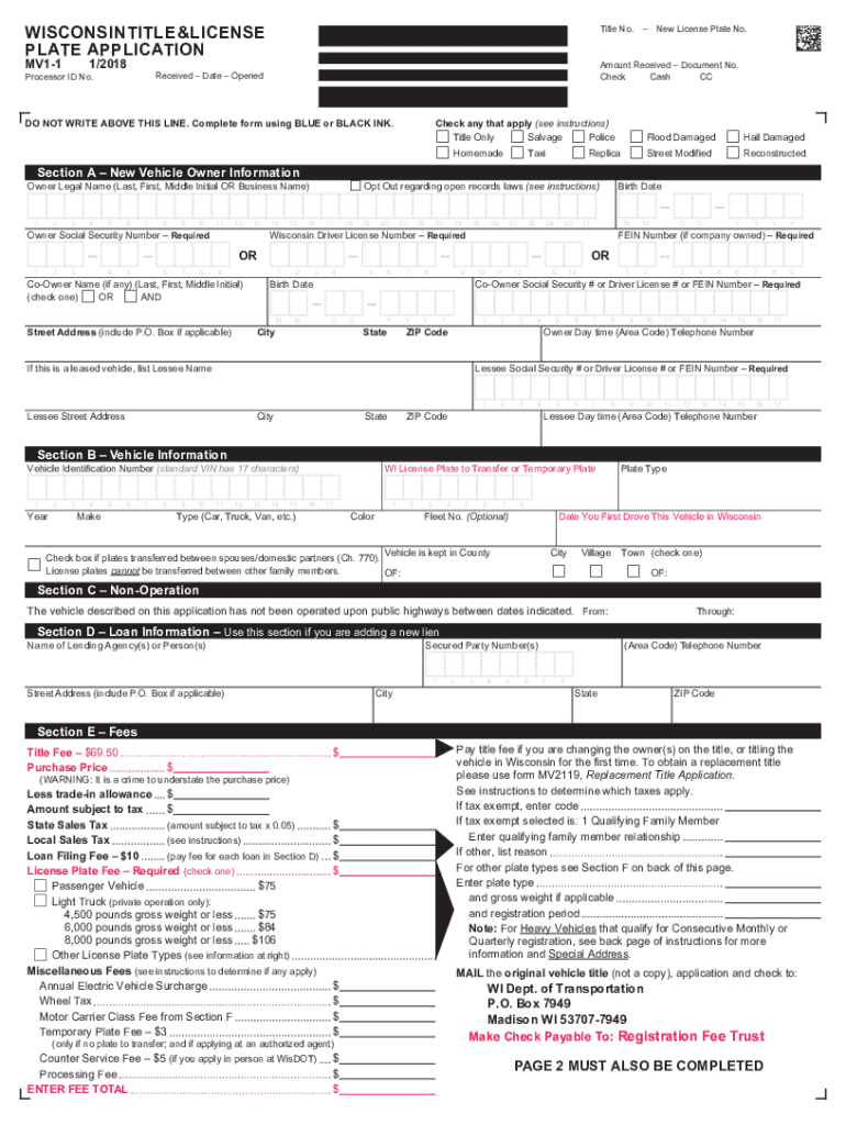 Mv1 Form Fill Out amp Sign Online DocHub