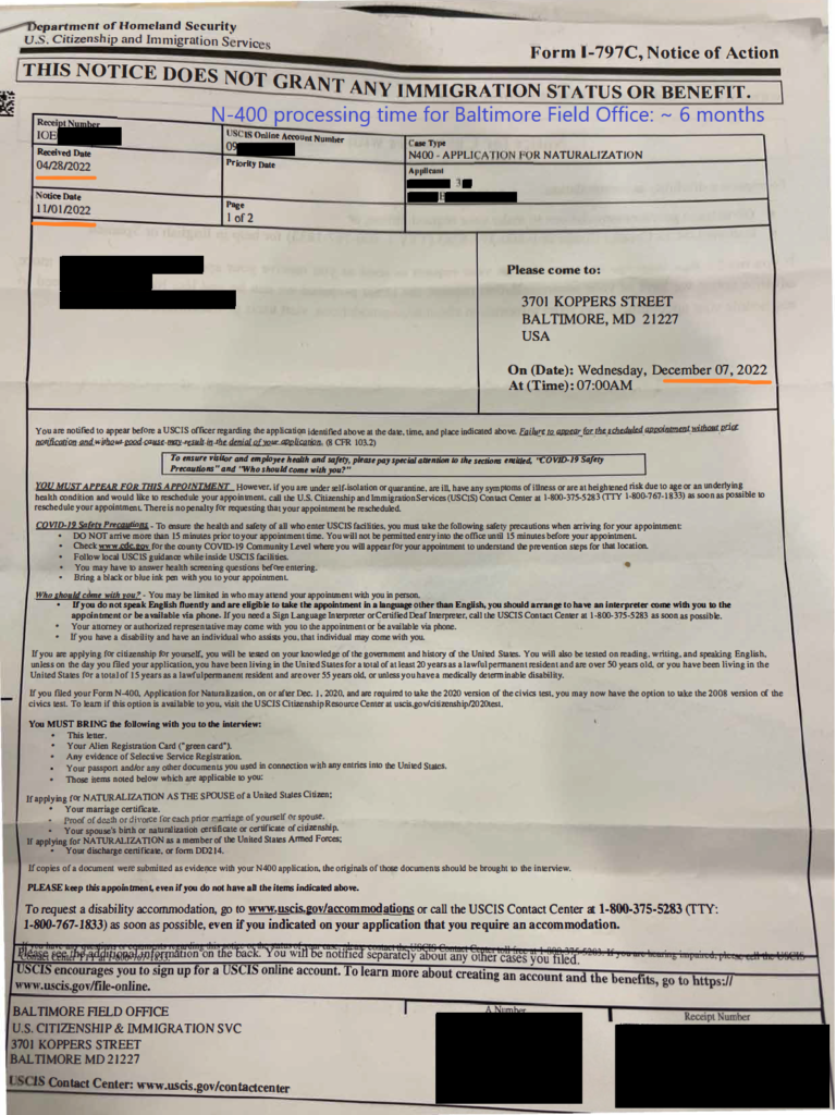 N 400 Form 2022