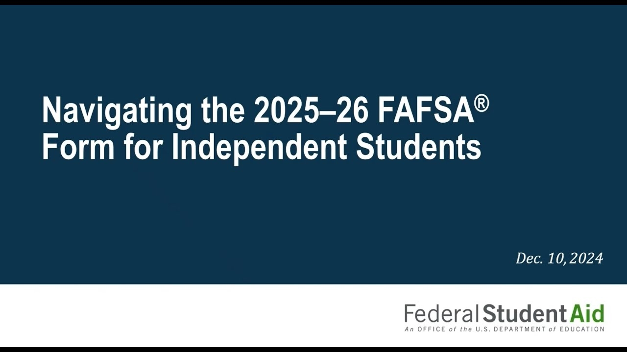 Fafsa Form 2025 26