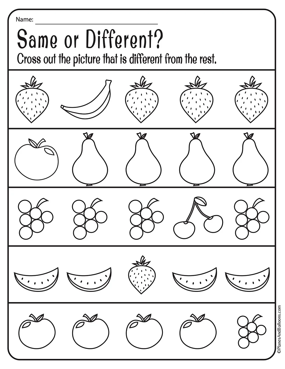 Printable Toddler Worksheets Free