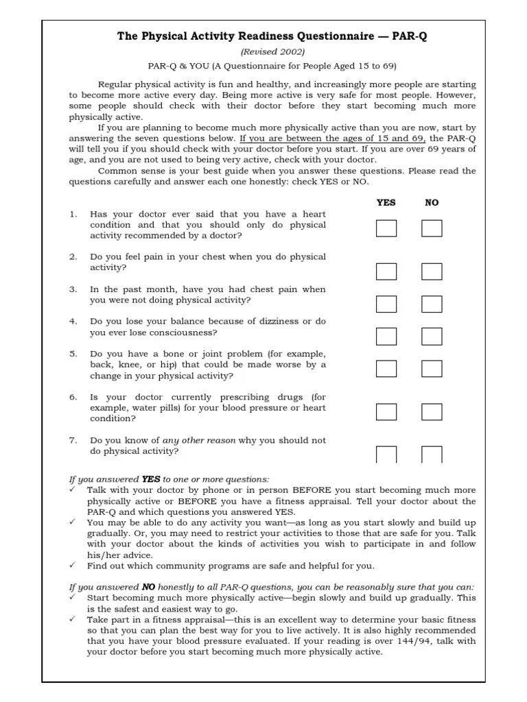 Par Q Form Questions