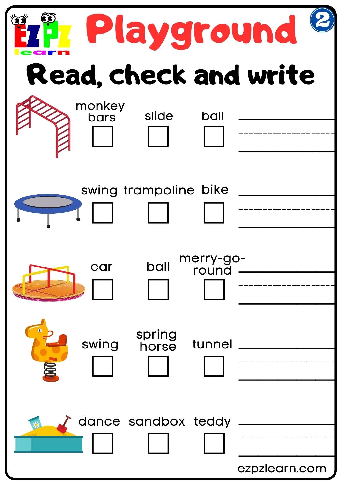 Free Printable Vocabulary Worksheets