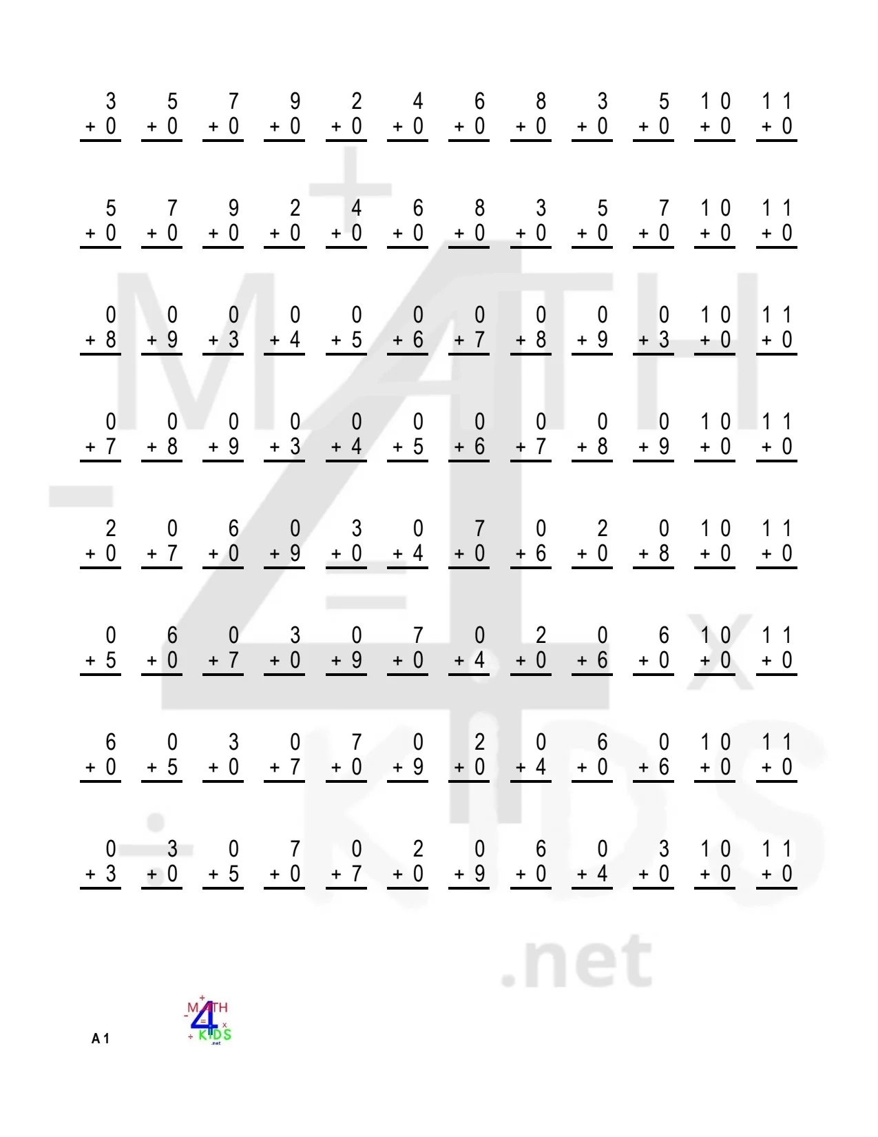 Free Worksheets Printable Math