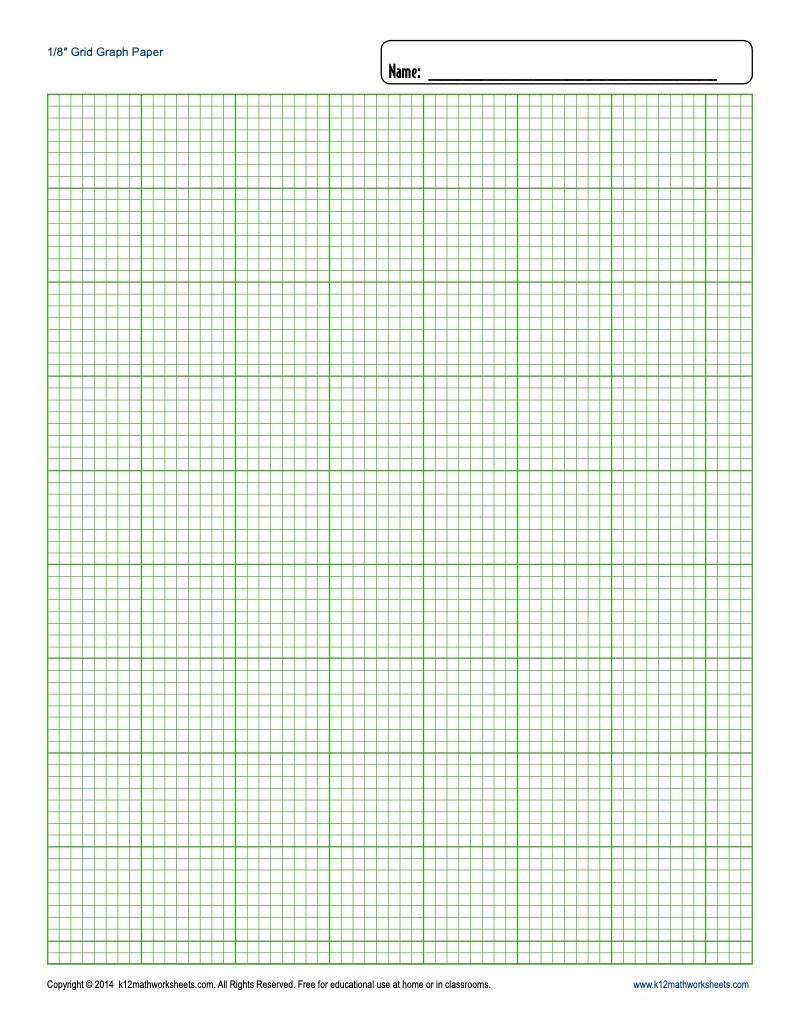 Printable Graph Grid Paper