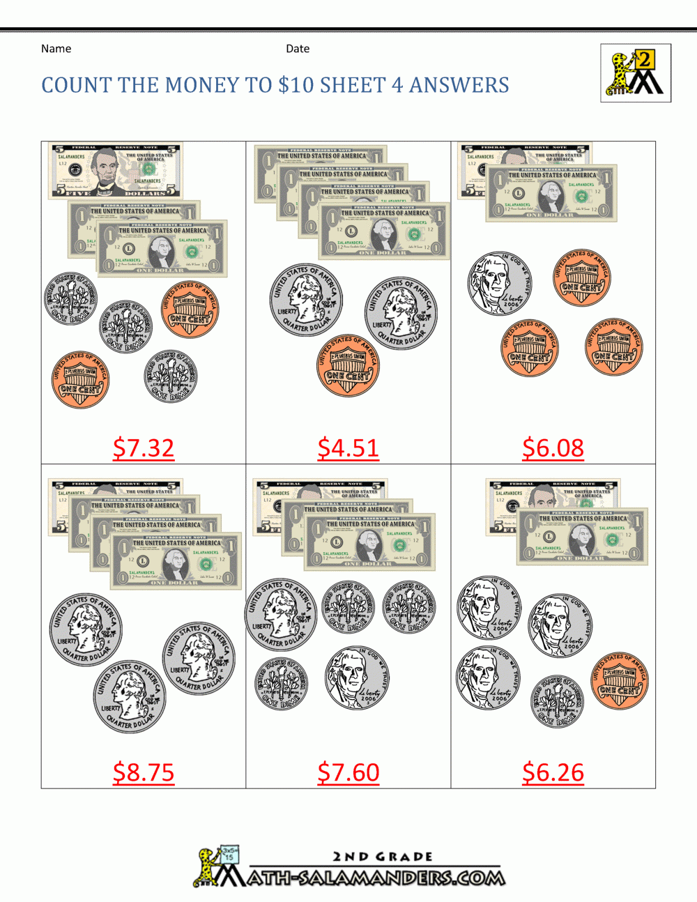 Money Worksheets Free Printables