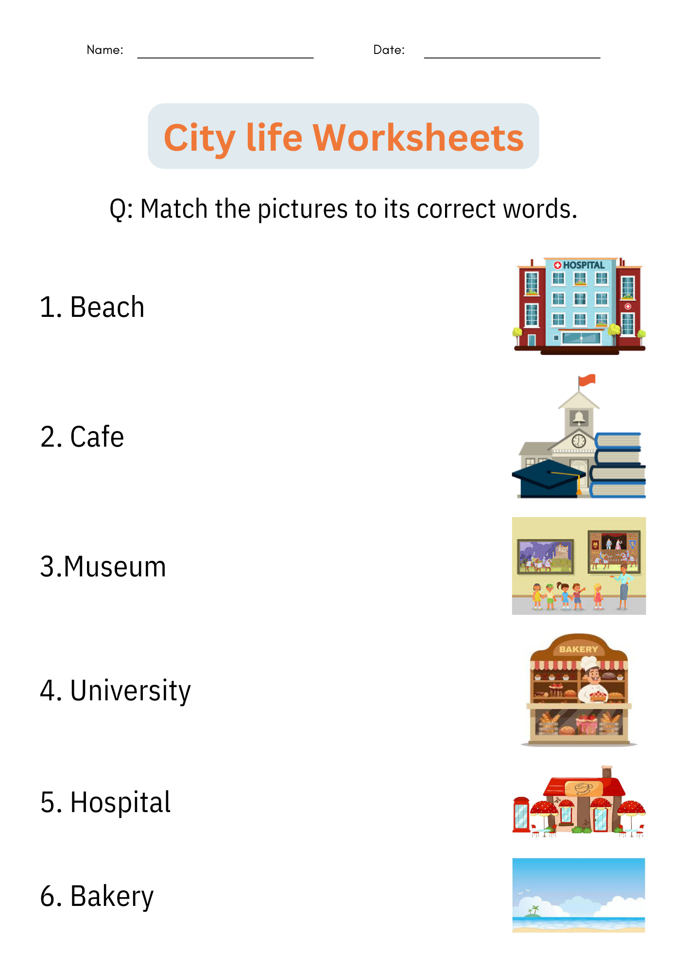 1st Grade Social Studies Worksheets Printable