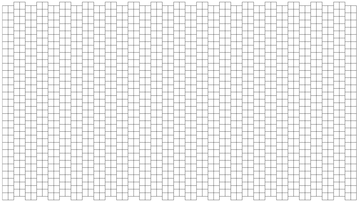 Printable Peyote Stitch Graph Paper